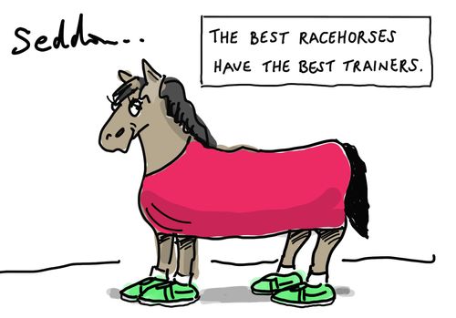 The best racehorses have the best trainers
