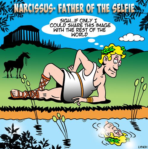Narcissus - father of the selfie