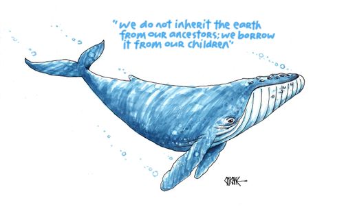 "We do not inherit the earth from our ancestors; we borrow it from our children."