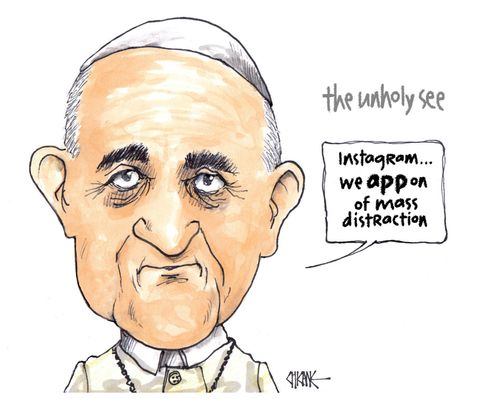 "Instagram . . . weAPPon of mass distraction."