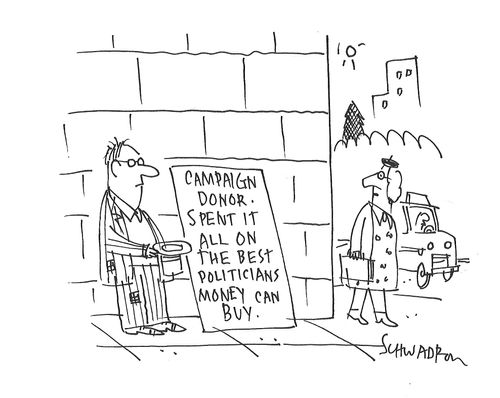 Campaign donor. Spent it all on the best politicians money can buy