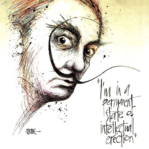 "I'm in a permanent state of intellectual erection."