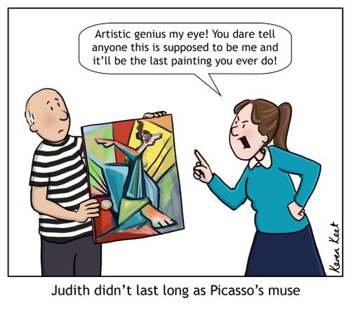 Judith didn't last long as Picasso's muse