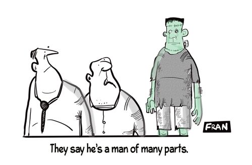 "They say he's a man of many parts."