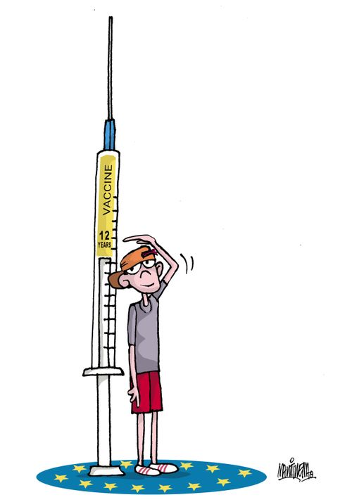 Vaccines for 12 year olds in the EU