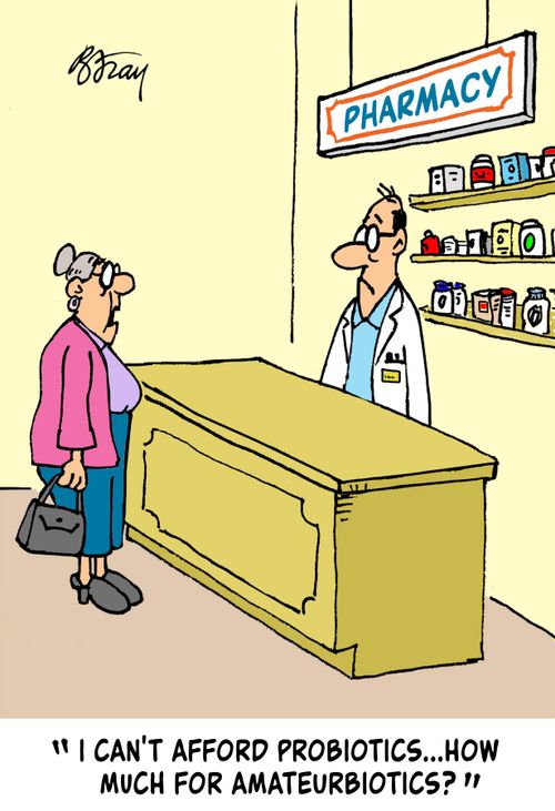"I can't afford probiotics . . . How much amateurbiotics?"