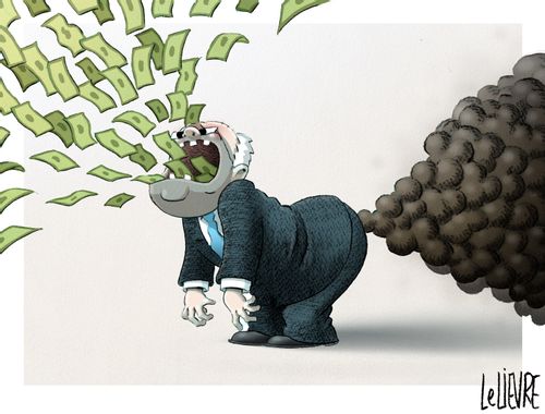 The environmental consequences of greed