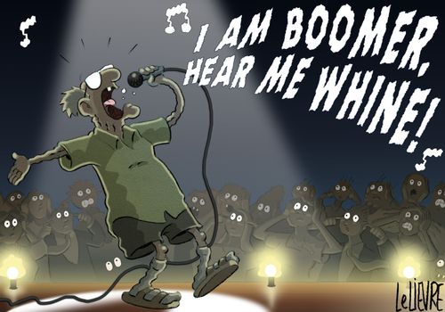 "I am boomer. . . Hear me whine!"