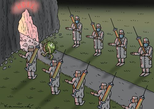 Escorting Coronavirus to Hell