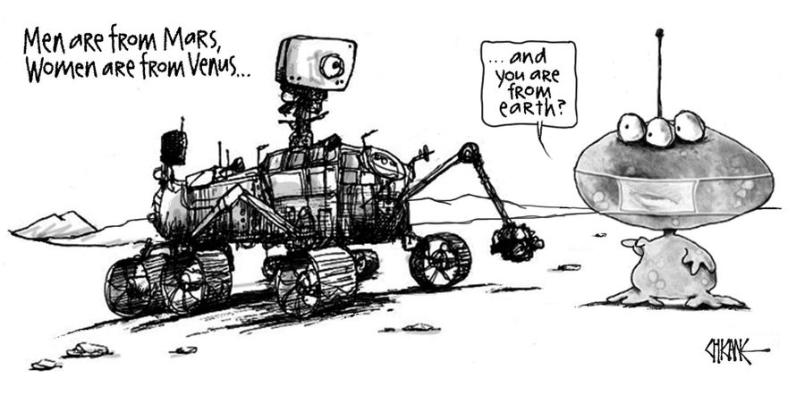 ". . . and you are from earth?"