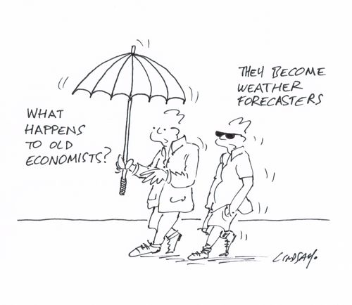 "What happens to old economists?"