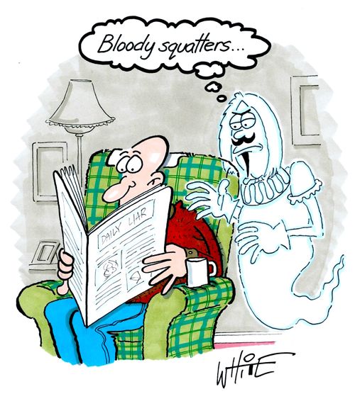 Bl**dy squatters
