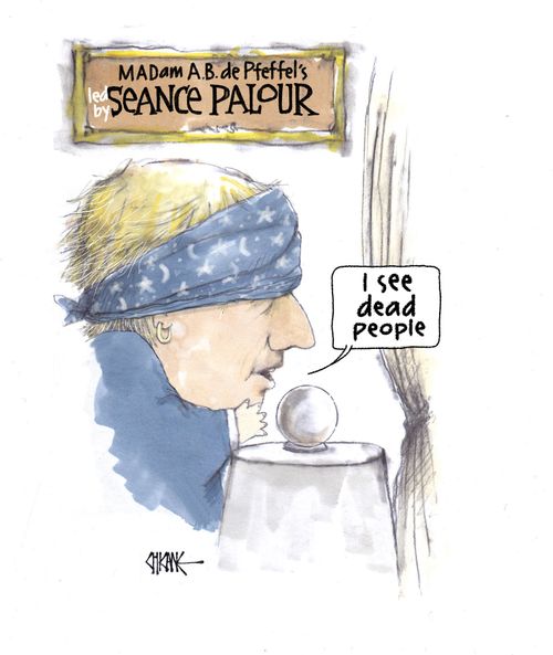 "I see dead people."