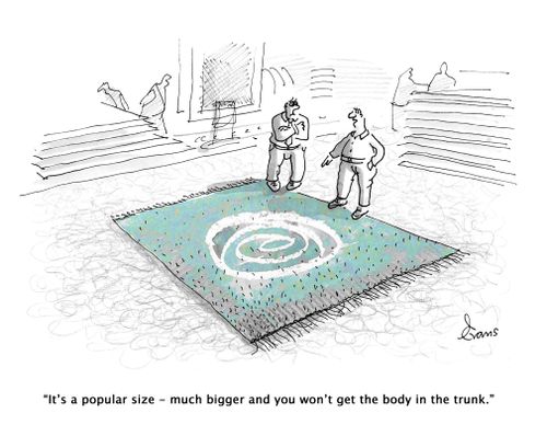 "It's a popular size - much bigger and you won't get the body in the trunk."