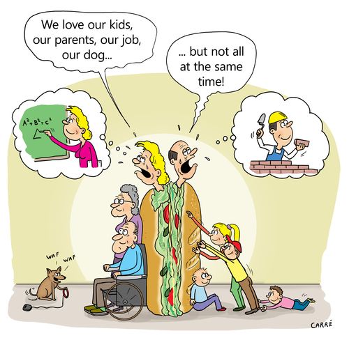 The sandwich generation