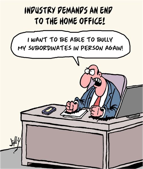 Industry demands an end to the home office!