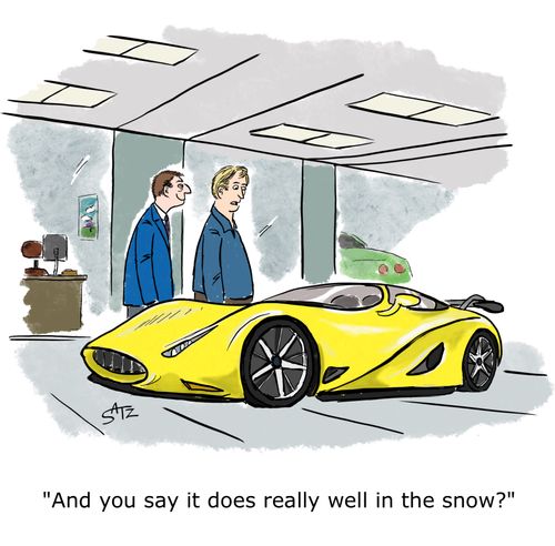 "And you say it does really well in the snow?"