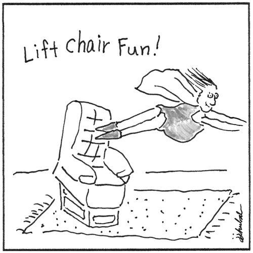 Lift chair fun!