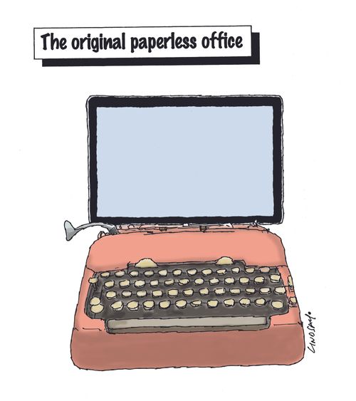 The original paperless office 
