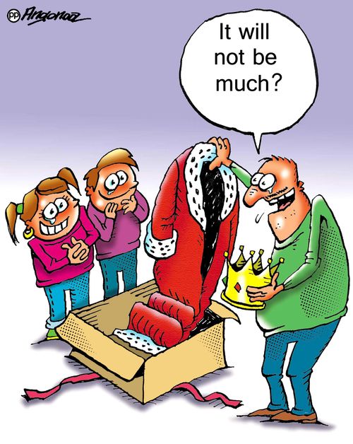 "It will not be much?"