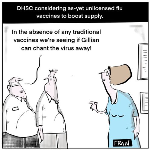 DHSC considering as-yet unlicensed flu vaccines to boost supply