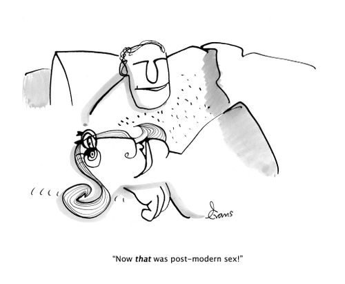 "Now that was post-modern sex."