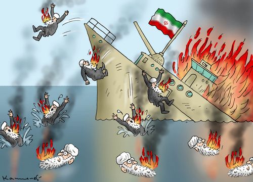 Iranian Warship Sinks in the Gulf of Oman