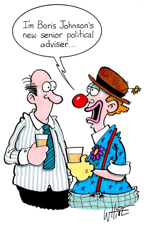 "I'm Boris Johnson's new senior political adviser. . ."