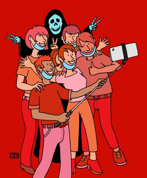 A selfie with Death