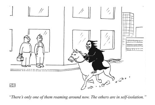 "There's only one of them roaming around now. The others are in self-isolation."