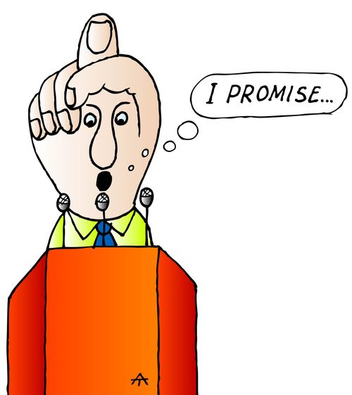 "I promise. . ."