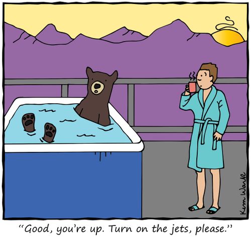"Good, you're up. Turn on the jets, please."