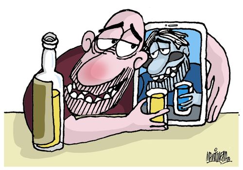 Drinking Together on Social Media