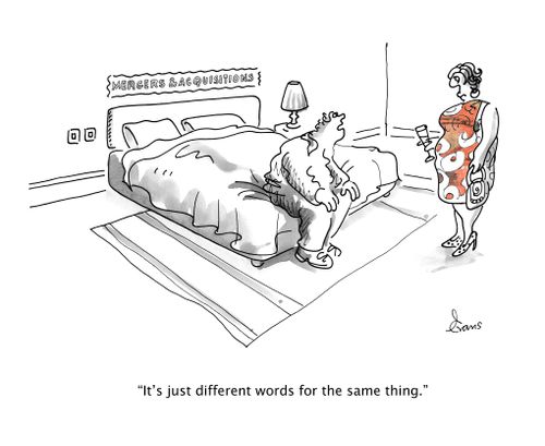 "it's just different words for the same thing."