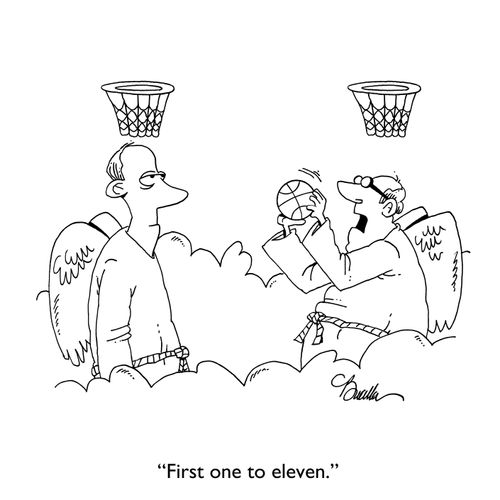 "First one to eleven."