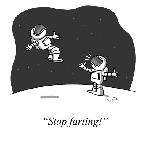 "Stop farting!"