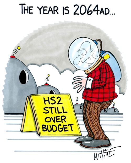 The year is 2064 AD. . . HS2 still over budget.