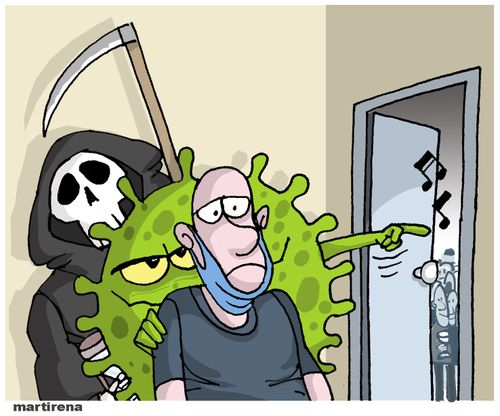 Dangers of contagion from parties