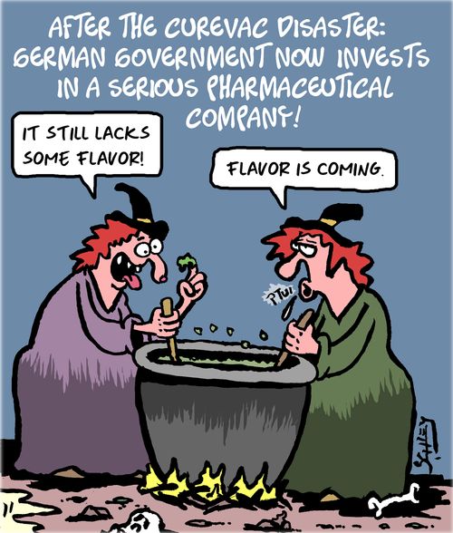 After the curevac disaster: German overnment now invests in a serious pharmaceutical company.