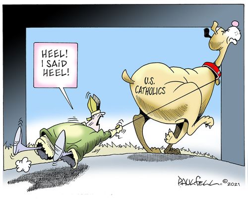 "Heel! I said heel!"
