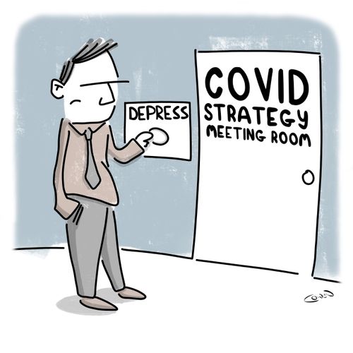 Covid Strategy Meeting Room