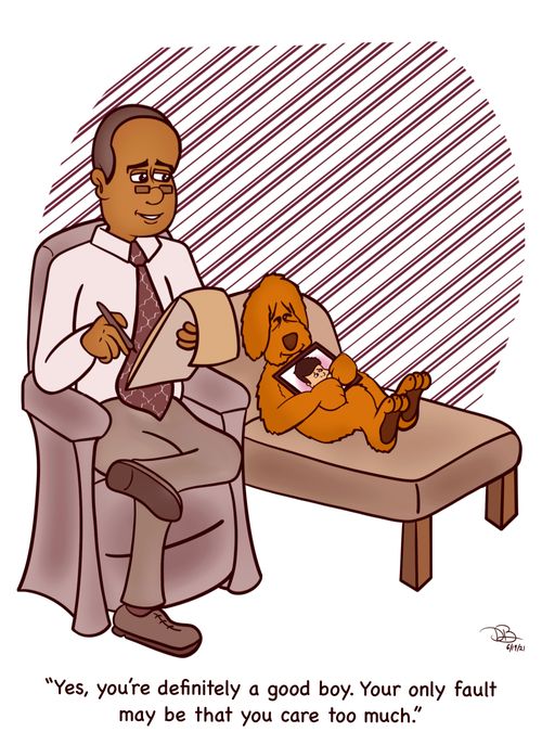  "Yes, you're definitely a good boy. Your only fault may be that you care too much."