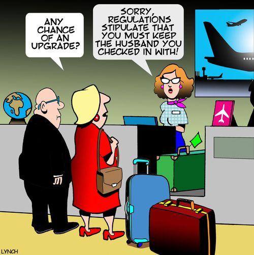 "Any chance of an upgrade?"