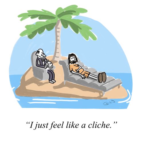 "I just feel like a cliche."