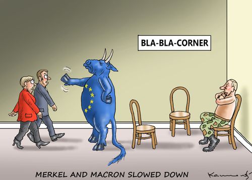 Merkel and Macron Slowed Down