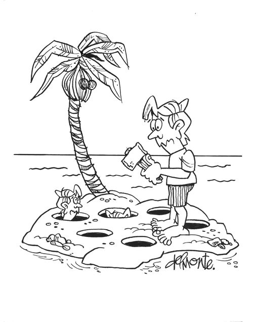 Desert Island Whack-a-Mole.