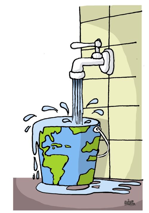 Criminal waste of water