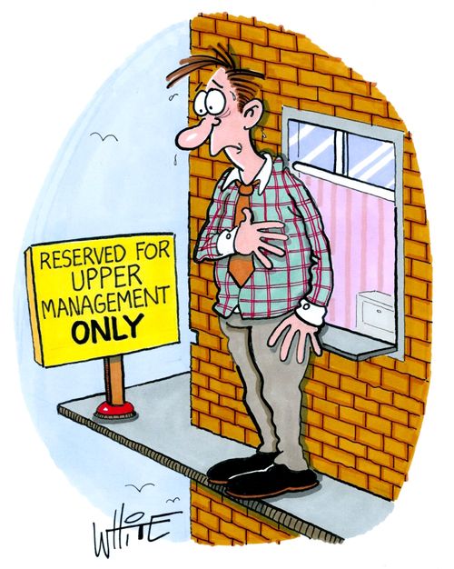 Reserved for upper management only