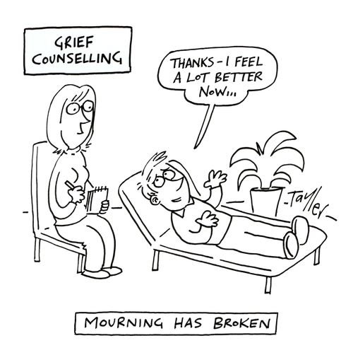 Mourning has broken