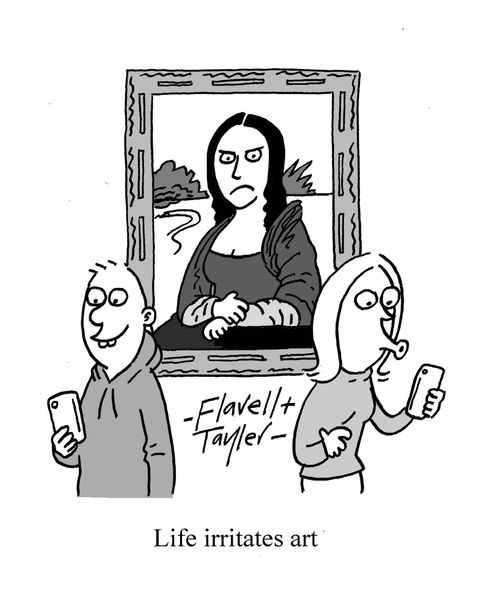 Life irritates art